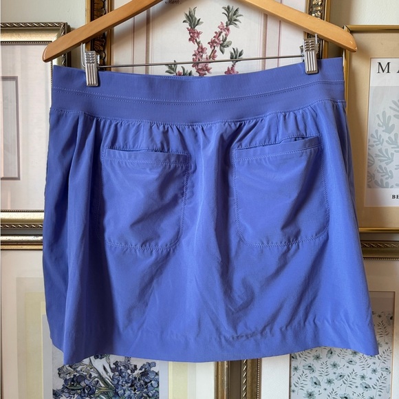 Athleta Brooklyn Mid Rise Skort Adonis Blue Purple Size 14 - Picture 7 of 10